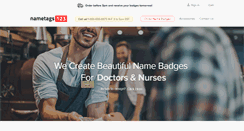 Desktop Screenshot of nametags123.com